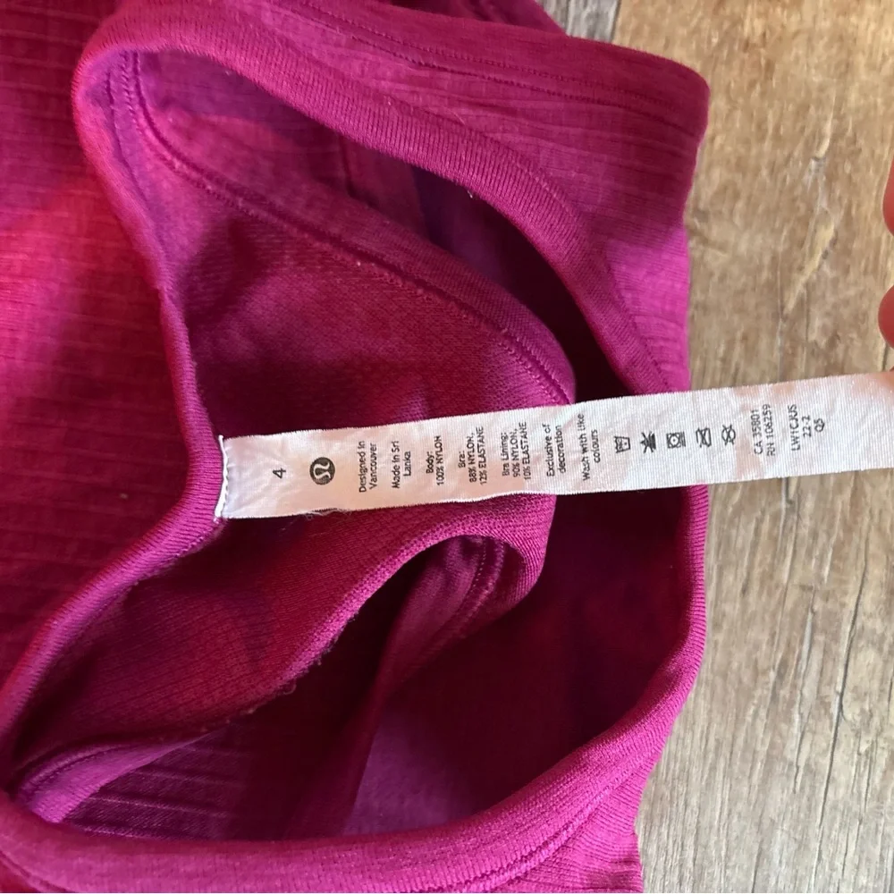 Lululemon matching set magenta